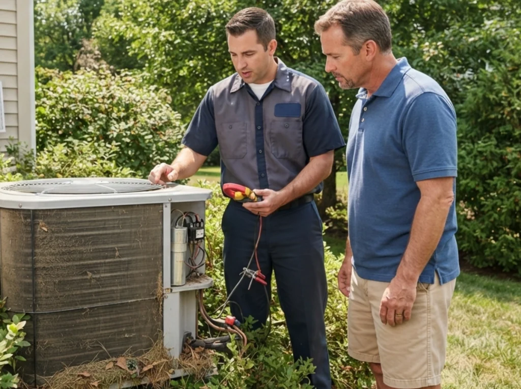 Springfield homeowner learning why AC systems struggle during heat waves